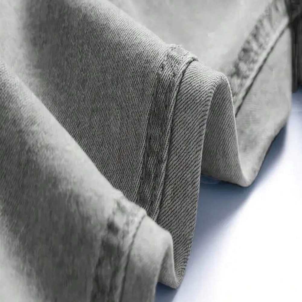 Men's Ripped Skinny Jeans With Pockets - Picture 3 of 3